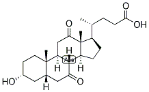 7,12-DIKETOLITHOCHOLIC ACID 结构式