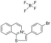 3-(4-Bromophenyl)[1,3]thiazolo[2,3-a]isoquinolin-4-ium tetrafluoroborate 结构式