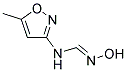N'-HYDROXY-N-(5-METHYLISOXAZOL-3-YL)IMINOFORMAMIDE 结构式