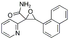 3-(1-NAPHTHYL)-2-(2-PYRIDYL)OXIRANE-2-CARBOXAMIDE 结构式