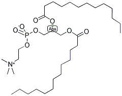 1,2-DITRIDECANOYL-SN-GLYCERO-3-PHOSPHOCHOLINE;13:0 PC;PC(13:0/13:0) 结构式