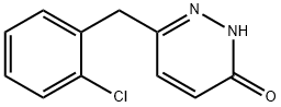 6-(2-CHLOROBENZYL)-3-PYRIDAZINOL 结构式