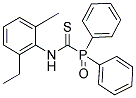 N-(2-ETHYL-6-METHYLPHENYL)OXO(DIPHENYL)PHOSPHORANECARBOTHIOAMIDE 结构式