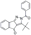 3-(TERT-BUTYL)-2-(PHENYLCARBONYL)INDENO[3,2-C]PYRAZOL-4-ONE 结构式
