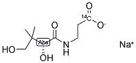 PANTOTHENIC ACID, SODIUM SALT, D-[1-14C] 结构式