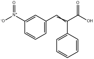 3-(3-硝基苯基)-2-苯基丙烯酸 结构式
