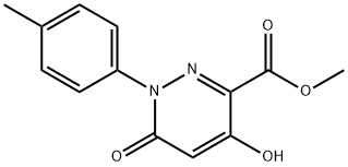 METHYL 4-HYDROXY-1-(4-METHYLPHENYL)-6-OXO-1,6-DIHYDRO-3-PYRIDAZINECARBOXYLATE 结构式