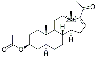 9(11), 16,(5-ALPHA)-PREGNADIEN-3-BETA-OL-20-ONE ACETATE 结构式