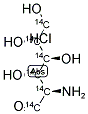 GLUCOSAMINE HYDROCHLORIDE, D-, [14C(U)] 结构式