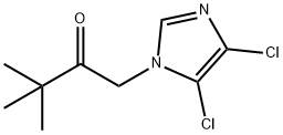 1-(4,5-DICHLOROIMIDAZOLYL)-3,3-DIMETHYLBUTAN-2-ONE 结构式