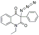 3-AZIDO-1-ETHYL-3-PHENYL-1,2,3,4-TETRAHYDROQUINOLINE-2,4-DIONE 结构式