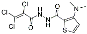 N'2-(2,3,3-TRICHLOROACRYLOYL)-3-(DIMETHYLAMINO)THIOPHENE-2-CARBOHYDRAZIDE 结构式