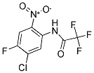 N1-(5-CHLORO-4-FLUORO-2-NITROPHENYL)-2,2,2-TRIFLUOROACETAMIDE 结构式