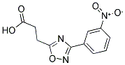 3-[3-(3-NITROPHENYL)-1,2,4-OXADIAZOL-5-YL]PROPANOIC ACID 结构式