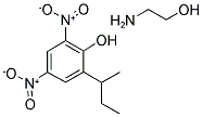 4,6-DINITRO-2-SEC-BUTYLPHENOL ETHANOLAMINE SALT 结构式