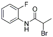 N1-(2-FLUOROPHENYL)-2-BROMOPROPANAMIDE 结构式