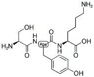 H-SER-TYR-LYS-OH 结构式