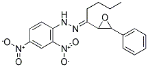 1-(3-PHENYLOXIRAN-2-YL)PENTAN-1-ONE 1-(2,4-DINITROPHENYL)HYDRAZONE 结构式