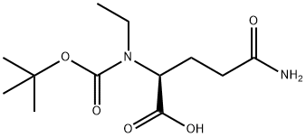 BOC-N-GAMMA-ETHYL-L-GLUTAMINE 结构式