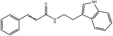 N-(2-INDOL-3-YLETHYL)-3-PHENYLPROP-2-ENAMIDE 结构式
