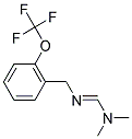 N,N-DIMETHYL-N'-[2-(TRIFLUOROMETHOXY)BENZYL]IMINOFORMAMIDE 结构式