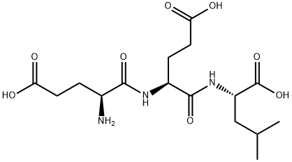 H-GLU-GLU-LEU-OH 结构式