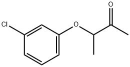 3-(3-CHLOROPHENOXY)-2-BUTANONE 结构式