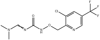 N-([3-CHLORO-5-(TRIFLUOROMETHYL)-2-PYRIDINYL]METHOXY)-N-[(DIMETHYLAMINO)METHYLENE]UREA 结构式