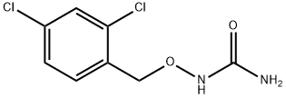 N-[(2,4-DICHLOROBENZYL)OXY]UREA 结构式