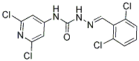 N1-(2,6-DICHLORO-4-PYRIDYL)-2-(2,6-DICHLOROBENZYLIDENE)HYDRAZINE-1-CARBOXAMIDE 结构式