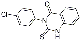 3-(4-CHLORO-PHENYL)-2-THIOXO-2,3-DIHYDRO-1H-QUINAZOLIN-4-ONE 结构式