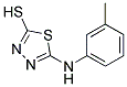 5-M-TOLYLAMINO-[1,3,4]THIADIAZOLE-2-THIOL 结构式