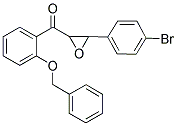 [2-(BENZYLOXY)PHENYL][3-(4-BROMOPHENYL)OXIRAN-2-YL]METHANONE 结构式