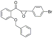 [2-(Benzyloxy)phenyl][3-(4-bromophenyl)oxiran-2-yl]methanone 结构式