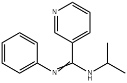 N'-ISOPROPYL-N-PHENYL-3-PYRIDINECARBOXIMIDAMIDE 结构式