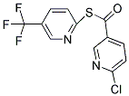 5-(TRIFLUOROMETHYL)-2-PYRIDYL 6-CHLOROPYRIDINE-3-CARBOTHIOATE 结构式