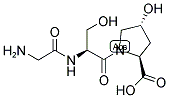 H-Gly-Ser-Hyp-OH 结构式