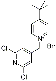 4-(TERT-BUTYL)-1-[(2,6-DICHLORO-4-PYRIDYL)METHYL]PYRIDINIUM BROMIDE 结构式