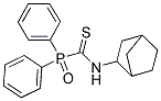 N-BICYCLO[2.2.1]HEPT-2-YLOXO(DIPHENYL)PHOSPHORANECARBOTHIOAMIDE 结构式