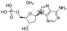 2'-DEOXYADENOSINE-5'-MONOPHOSPHORIC ACID HYDRATE 结构式