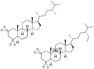 D4 ALPHA ALPHA ALPHA C28 (20R)/C29 (20R) METHYL/ETHYLCHOLESTANE 结构式