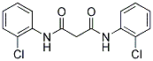 N,N'-BIS-(2-CHLORO-PHENYL)-MALONAMIDE 结构式