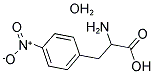 4-硝基-DL-苯丙氨酸水合物 结构式