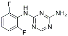 N2-(2,6-Difluorophenyl)-1,3,5-triazine-2,4-diamine 结构式