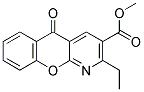 METHYL 2-ETHYL-5-OXO-5H-CHROMENO[2,3-B]PYRIDINE-3-CARBOXYLATE 结构式