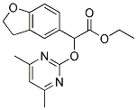 A-[(4,6-DIMETHYLPYRIMIDIN-2-YL)OXY]-2,3-DIHYDRO-5-BENZOFURANACETIC ACID , ETHYL ESTER 结构式