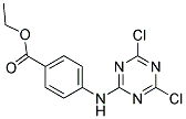 Ethyl 4-[(4,6-dichloro-1,3,5-triazin-2-yl)amino]benzoate 结构式