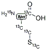 L-METHIONINE-13C5,15N 结构式