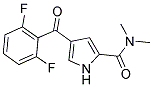 4-(2,6-DIFLUOROBENZOYL)-N,N-DIMETHYL-1H-PYRROLE-2-CARBOXAMIDE 结构式