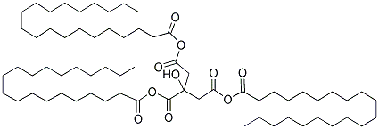 TRI(N-OCTYLDECYL)ACETYL CITRATE 结构式